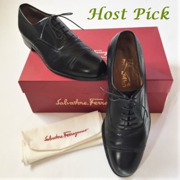 Salvatore Ferragamo Other - SALVATORE FERRAGAMO men's oxfords, black sz 9 EE